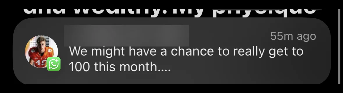 Matthew: chance to get to 100 this month