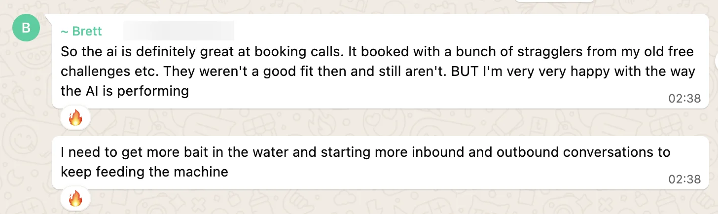 Brett Barry: very happy with AI performing