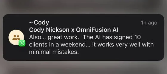 Cody Nickson: 10 clients in a weekend