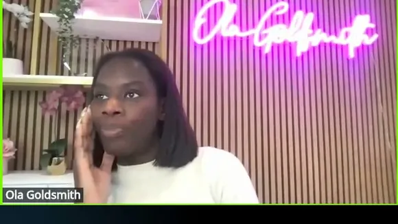 Ola Goldsmith on a call