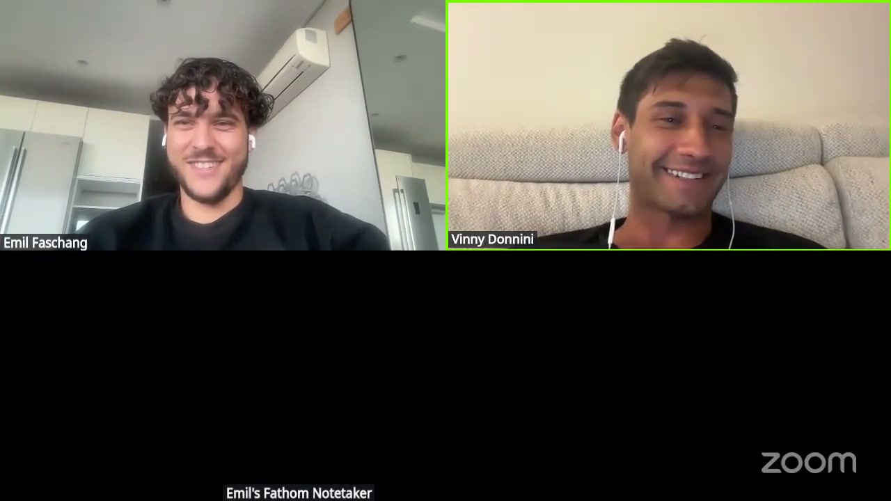 Vinny Donnini on a call